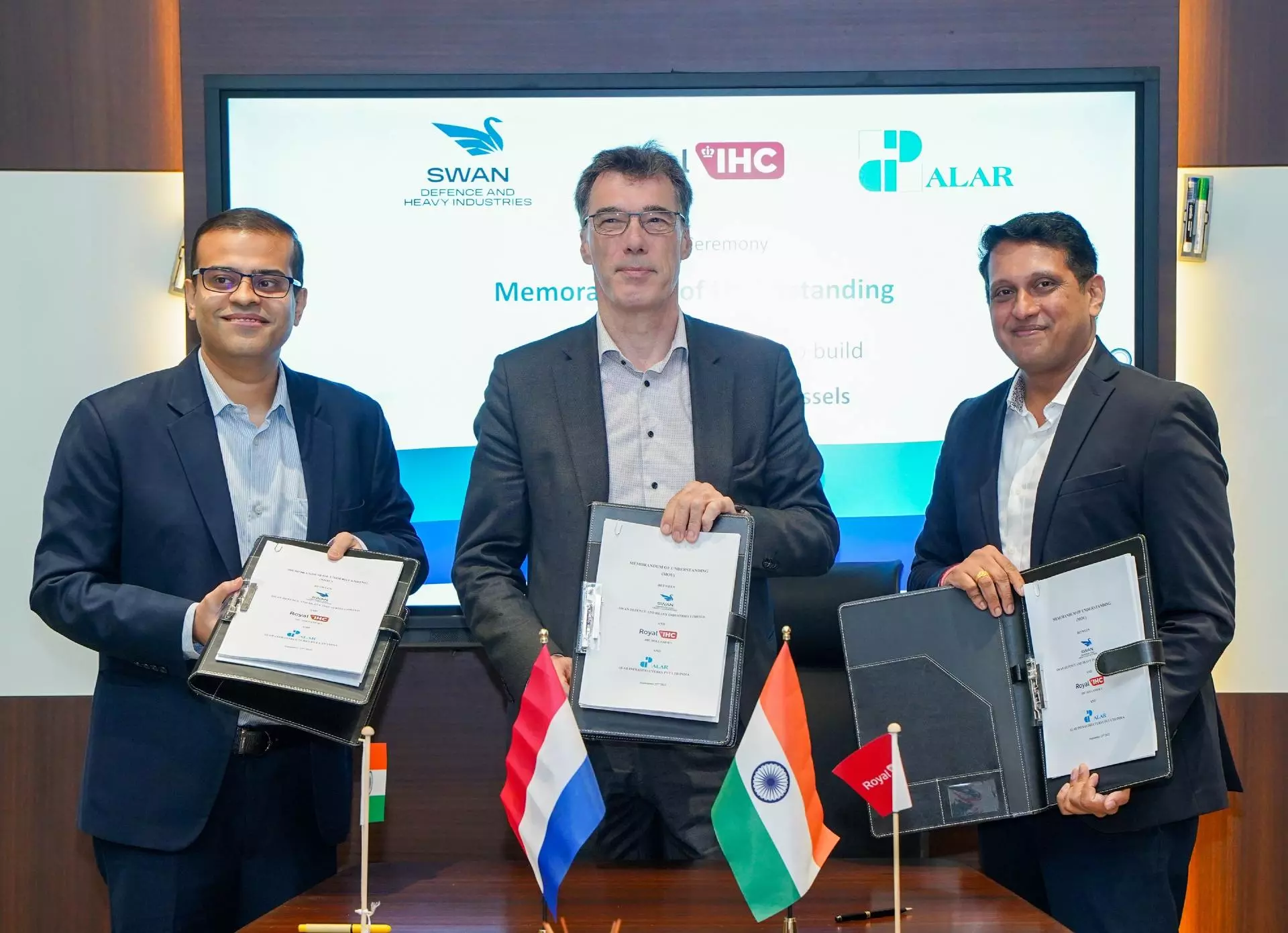 SDHI signs exclusive MoU with Royal IHC to boost offshore vessel building in India