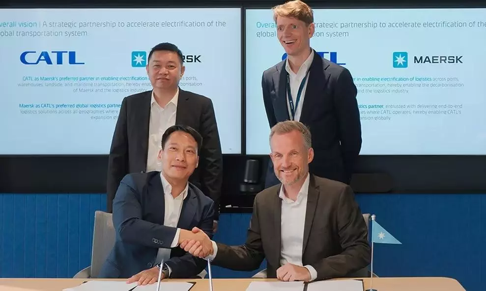Maersk and CATL join forces to electrify global supply chains Maersk and CATL join forces to electrify global supply chains