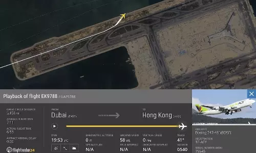 Two killed after 747F operated for Emirates crashed off at Hong Kong