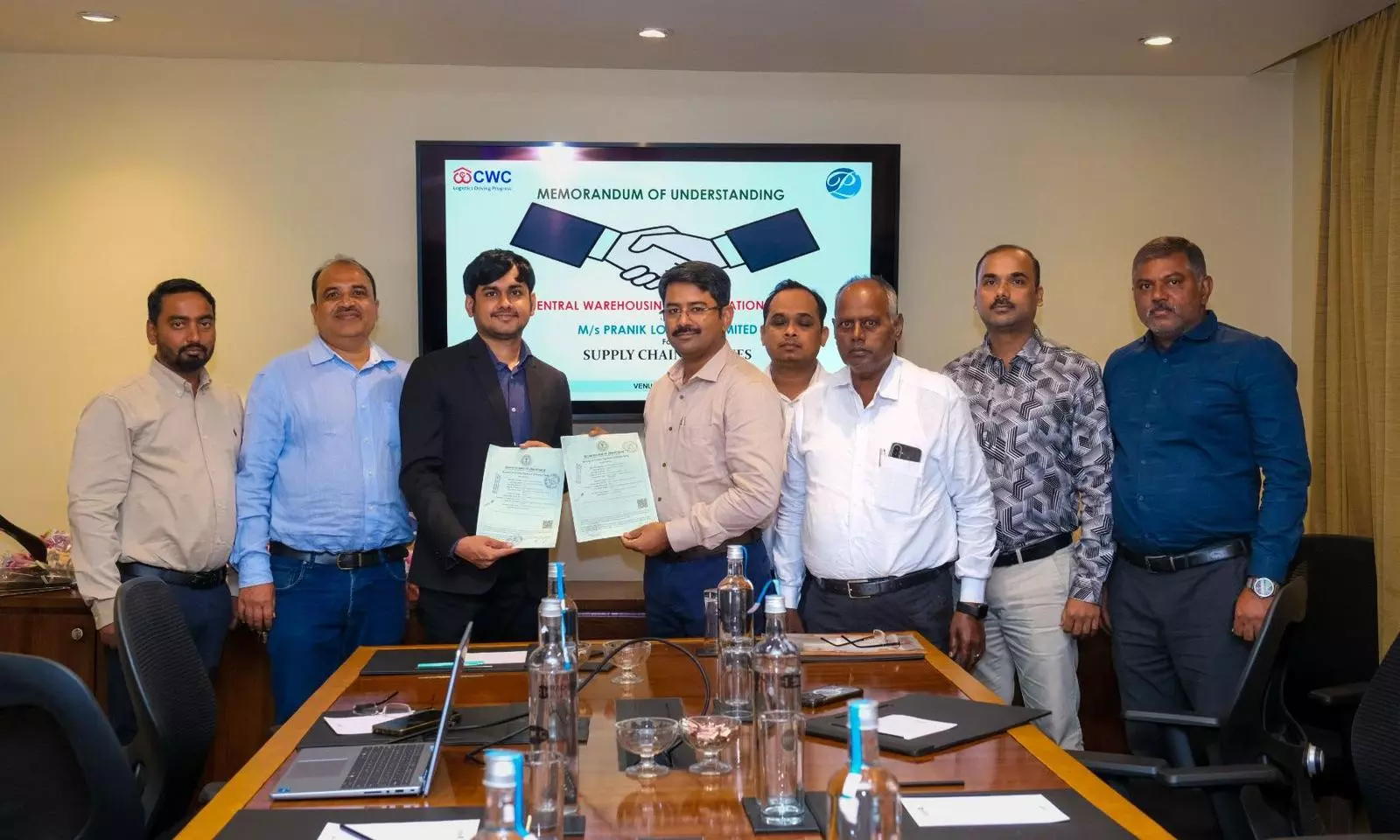 Pranik Logistics, CWC sign MoU for pan-India logistics services Pranik Logistics, CWC sign MoU for pan-India logistics services