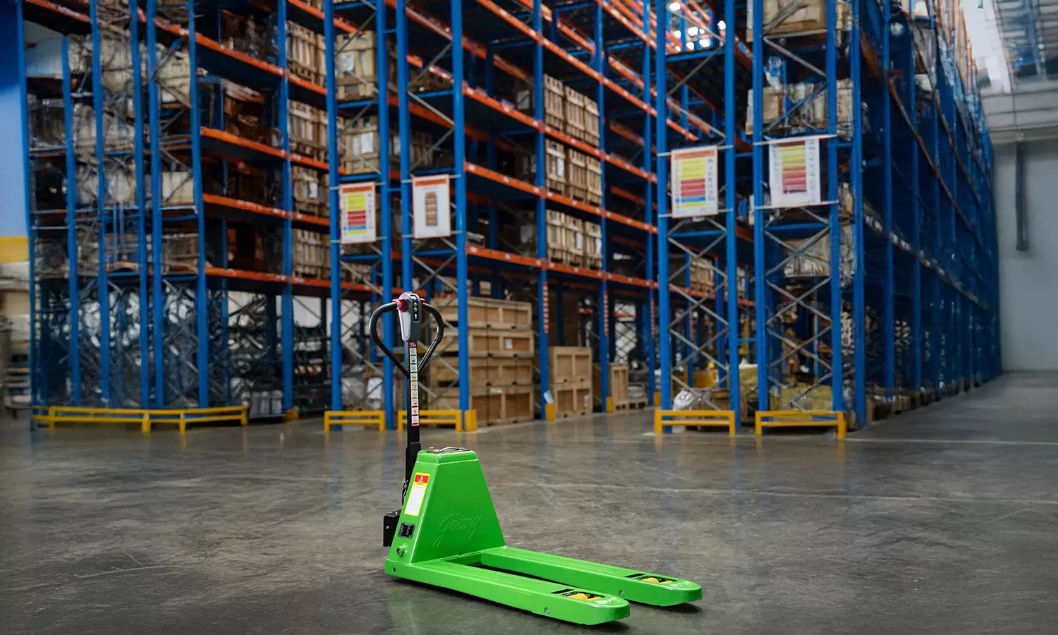 Godrej launches India’s first 48V Li-ion electric hand pallet truck Godrej launches India’s first 48V Li-ion electric hand pallet truck
