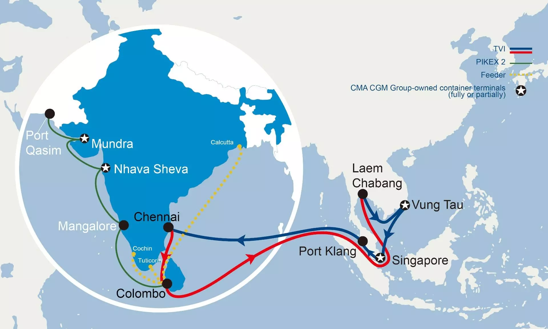 CMA CGM launches TVI service to boost Asia–India trade connectivity CMA CGM launches TVI service to boost Asia–India trade connectivity