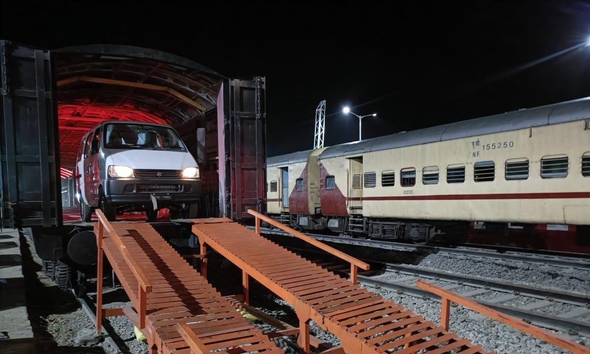 Mizoram gets its first rail-carried cars