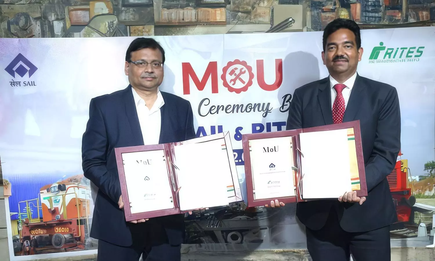 SAIL and RITES sign MoU for diesel locomotive leasing and maintenance