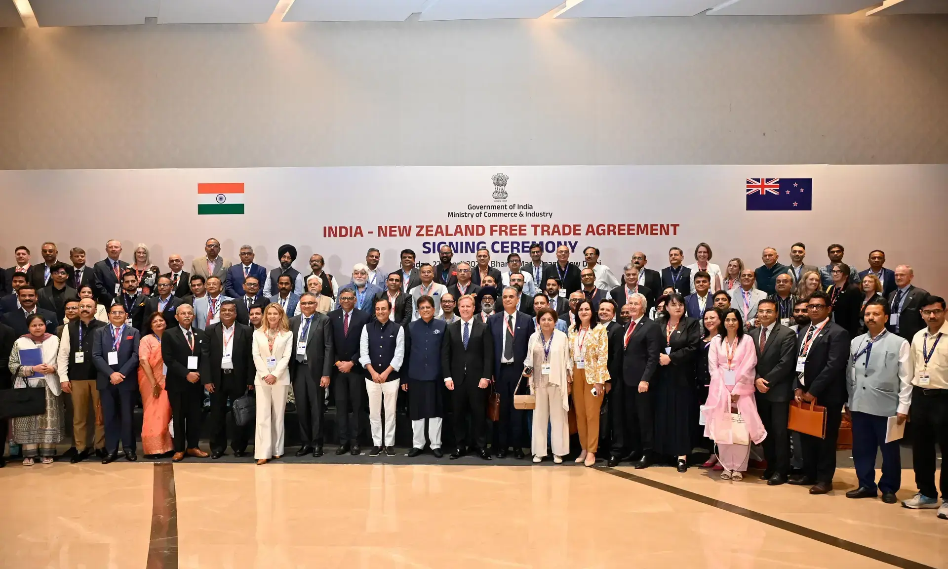 India–New Zealand FTA signed, unlocking trade and investment