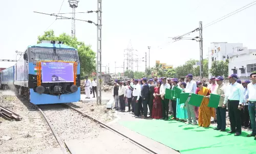CONCOR flags off ‘Aushadhi Express’ reefer rake from Hyderabad