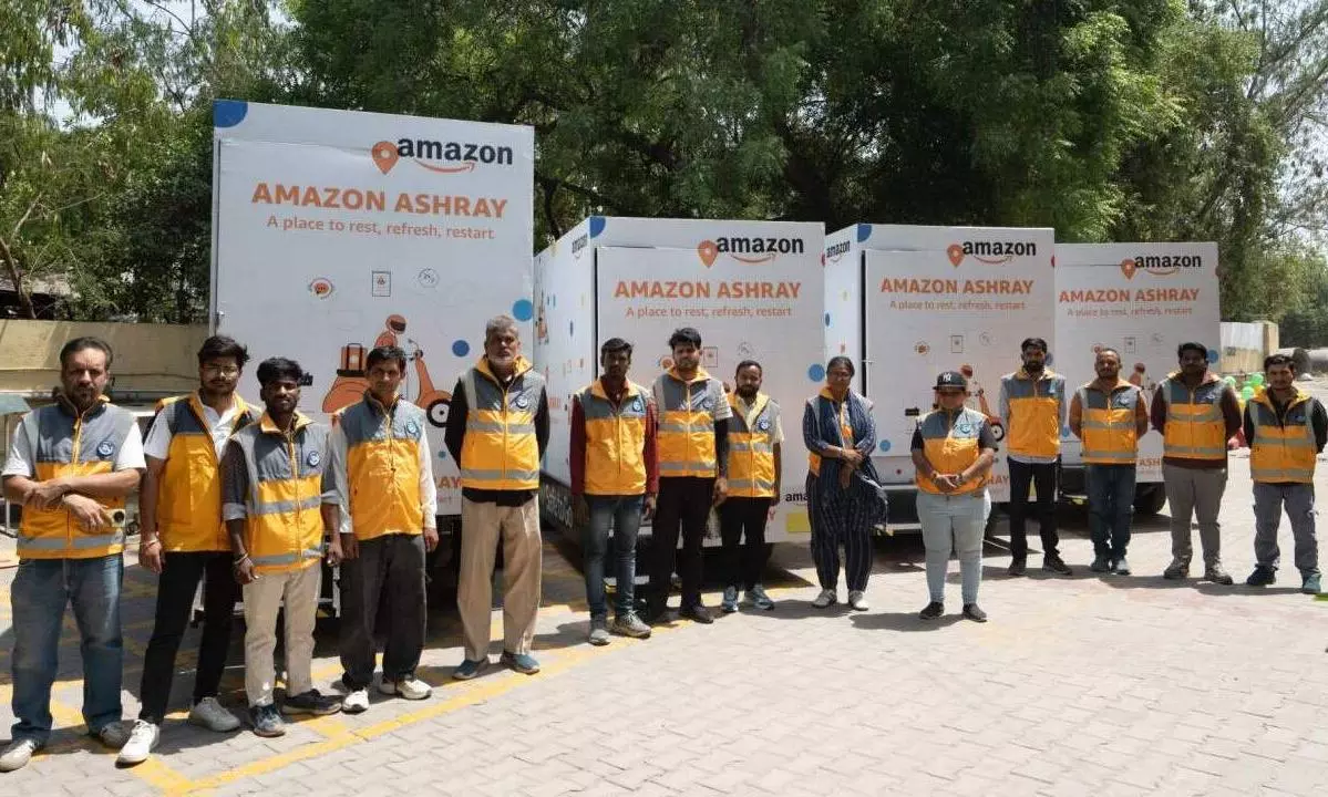 Amazon expands health cover, Ashray centres for delivery staff Amazon expands health cover, Ashray centres for delivery staff