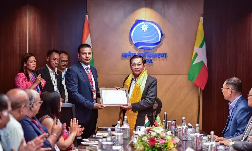 Myanmar President visits JNPA to study port operations and growth