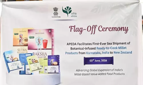 APEDA facilitates first sea export of millet foods to New Zealand