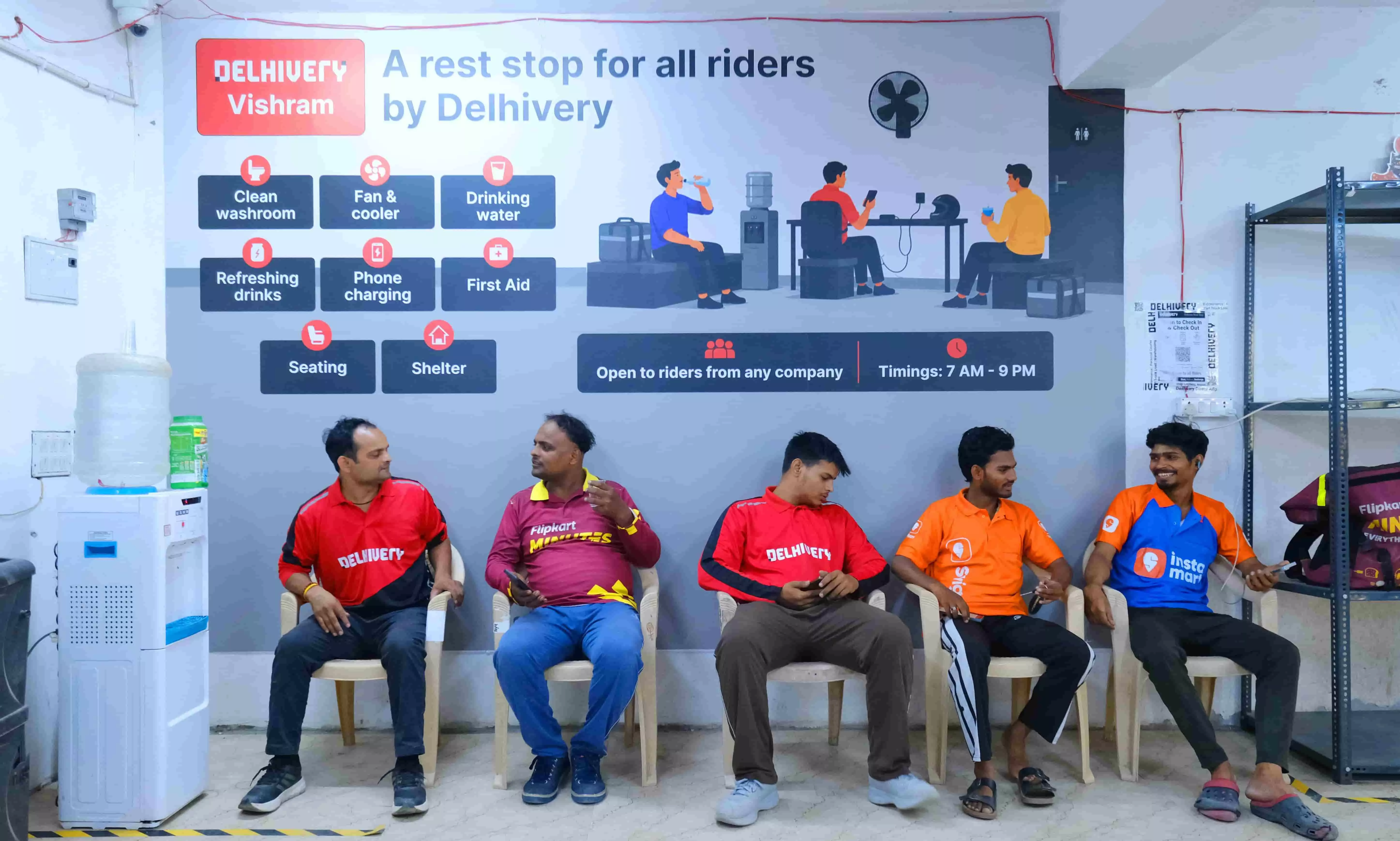 Delhivery launches 1,000+ Vishram centers Delhivery launches 1,000+ Vishram centers
