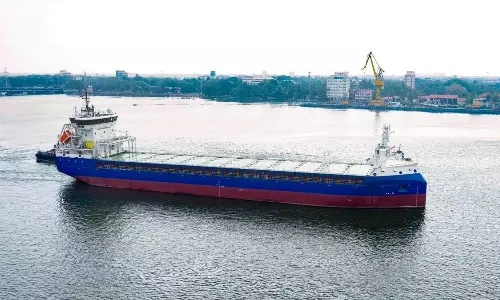 Cochin Shipyard delivers second HS EcoFreighter vessel to German owner Cochin Shipyard delivers second HS EcoFreighter vessel to German owner