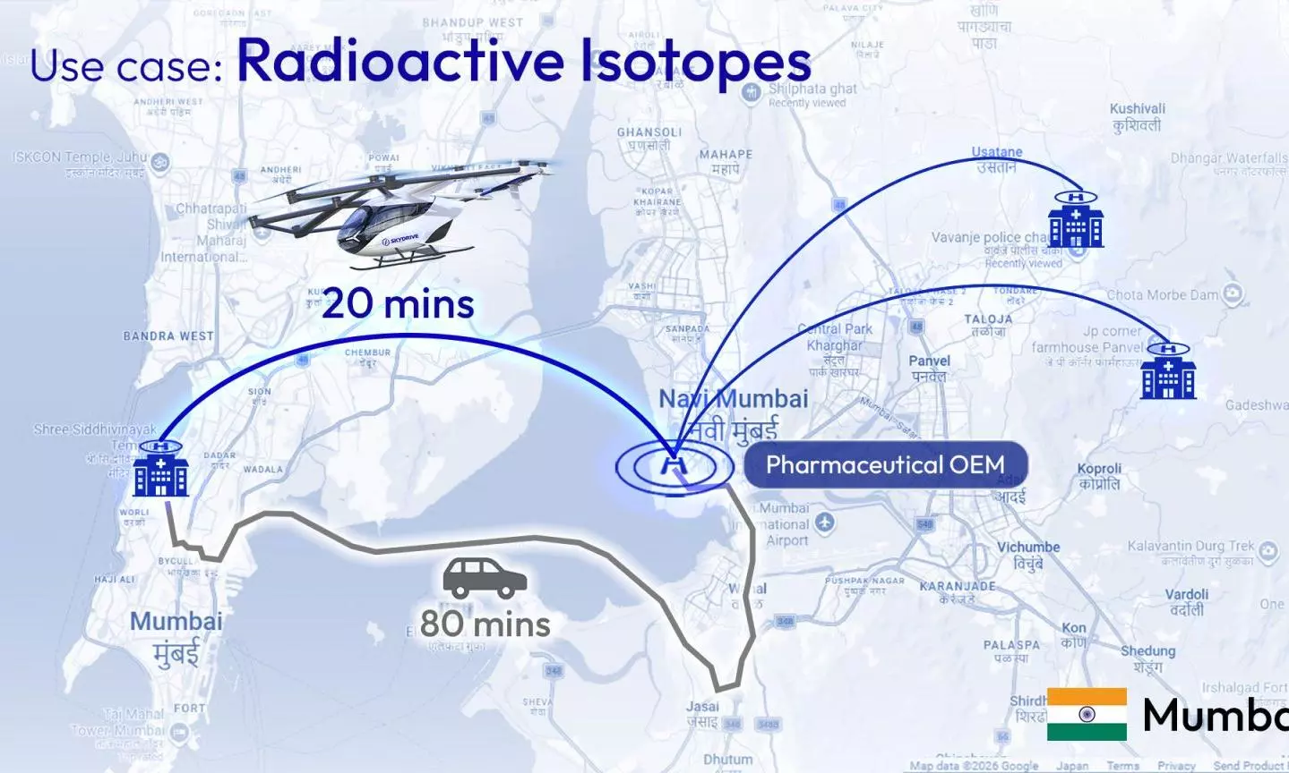 SkyDrive maps three eVTOL use cases for India SkyDrive maps three eVTOL use cases for India