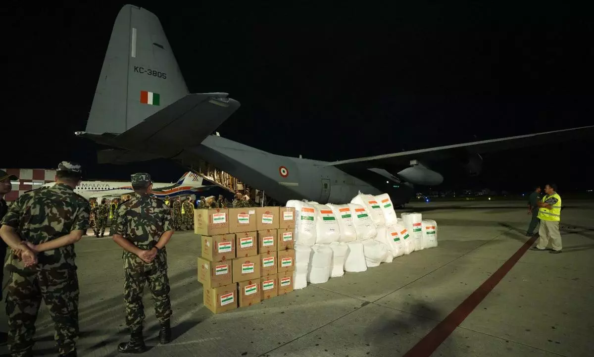 India sends third, fourth relief flights to flood-hit Nepal India sends third, fourth relief flights to flood-hit Nepal