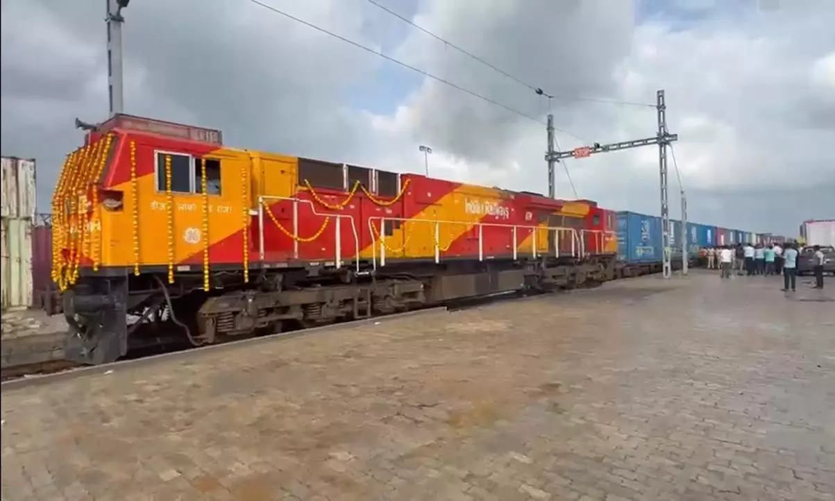 WCIL starts bulk tiles train service from Morbi cargo terminal WCIL starts bulk tiles train service from Morbi cargo terminal