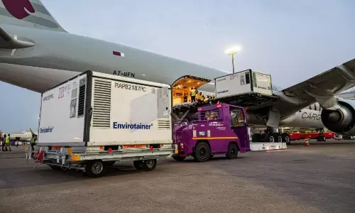 Ahmedabad Airport handles India’s first pharma charter to Brazil Ahmedabad Airport handles India’s first pharma charter to Brazil