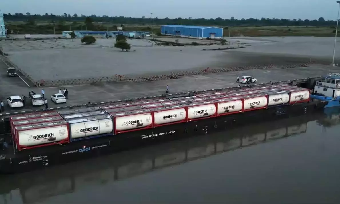 Upper Assam sends first river cargo to Bangladesh since 1947 Upper Assam sends first river cargo to Bangladesh since 1947