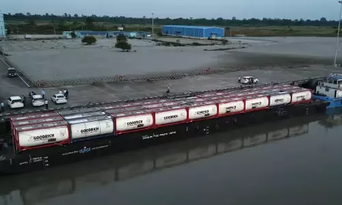 Upper Assam sends first river cargo to Bangladesh since 1947 Upper Assam sends first river cargo to Bangladesh since 1947