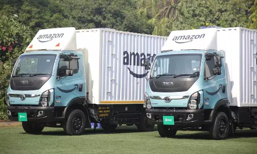 Amazon to deploy 3,000 Tata electric trucks across India Amazon to deploy 3,000 Tata electric trucks across India