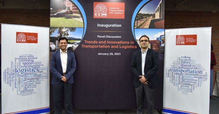 Professors Debjit Roy and Sandip Chakrabarti, who co-chair the IIMA Centre for Transportation and Logistics (CTL)