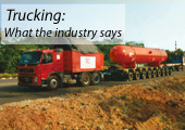TRUCKING: What the industry says TRUCKING: What the industry says
