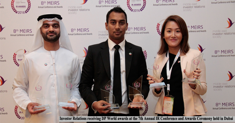 DP World wins ‘Best company for investor relations in the Middle East’