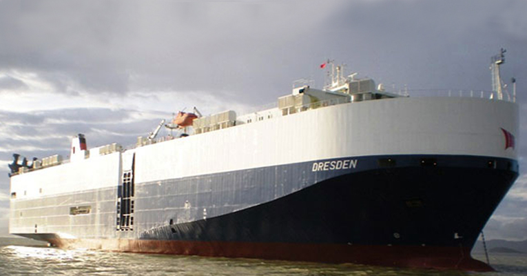 Maiden call of a car carrier ship at Cochin Port Maiden call of a car carrier ship at Cochin Port