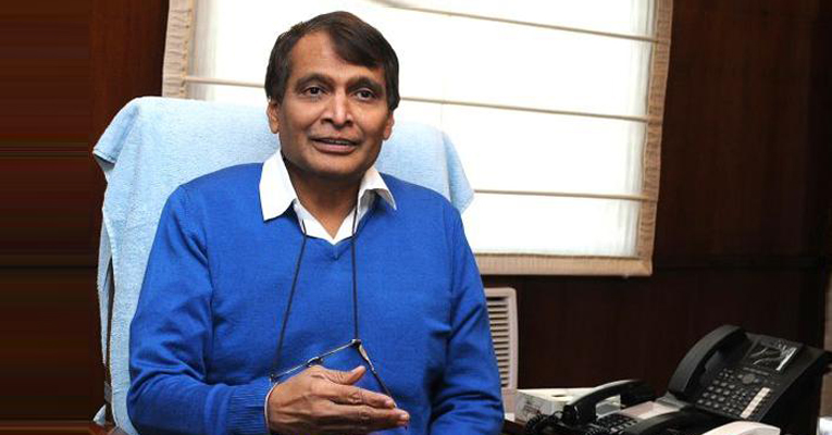 Suresh Prabhu lays foundation stone for elevated rail line on Rohtak-Gohana stretch