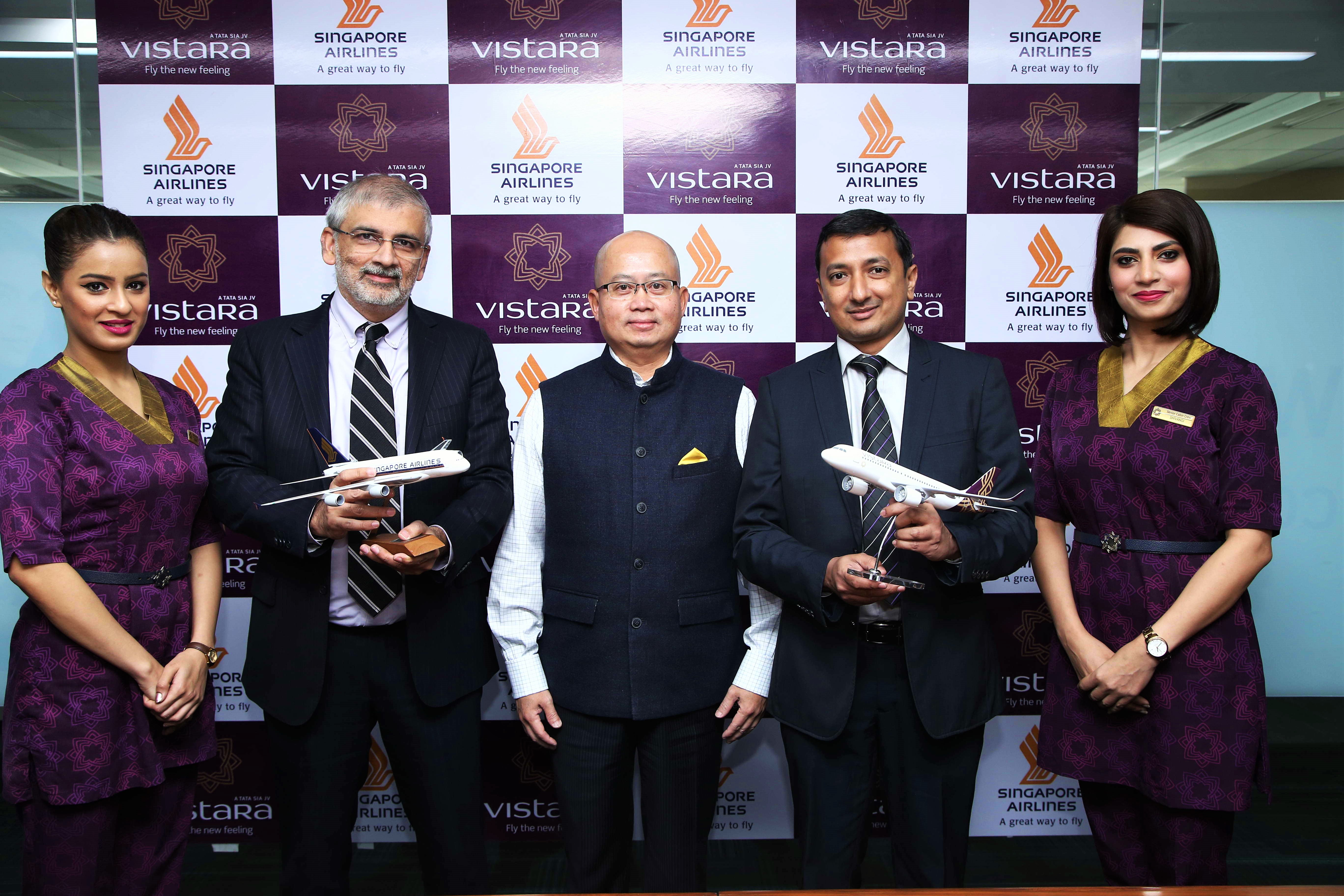 Singapore Airlines, SilkAir to codeshare on Vistara flights Singapore Airlines, SilkAir to codeshare on Vistara flights