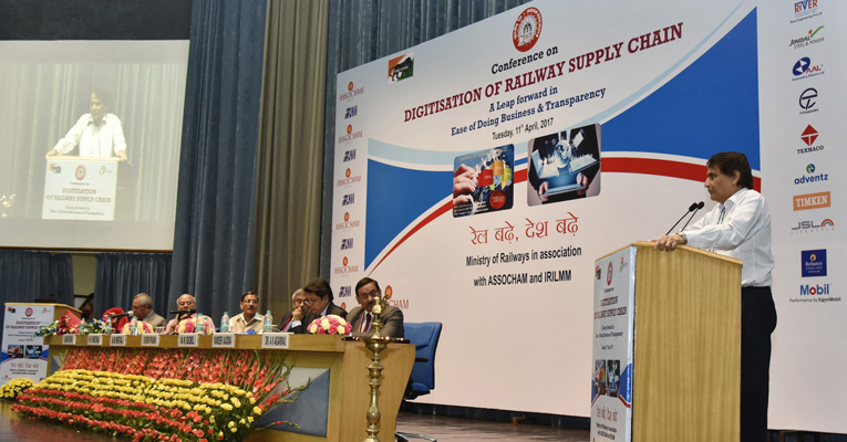Railway minister inaugurates conference on railway digitization
