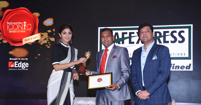 Safexpress conferred with the title of Iconic Brand