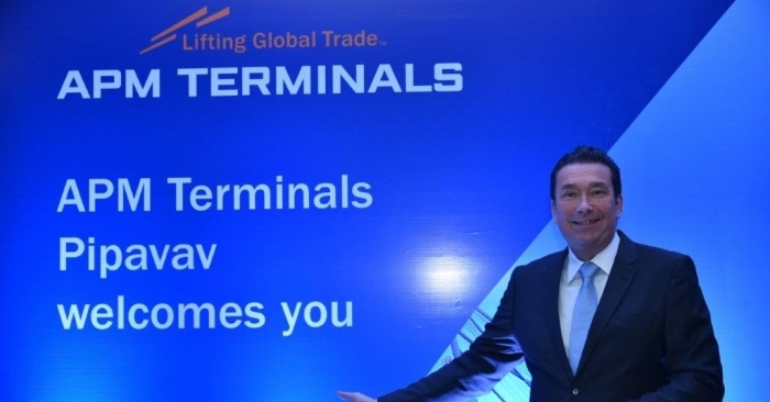 Jakob Friis Srensen, Managing Director, APM Terminals Pipavav at the trade meet.