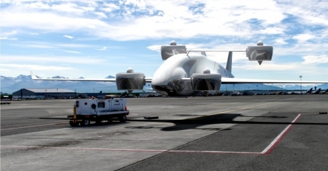 The Rhaegal, from Sabrewing Aircraft Company, is a new generation of regional cargo UAV.