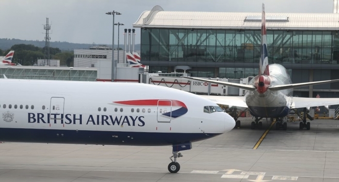 British Airways Boeing 777-300ER aircraft that carried 50,026 kg of cargo from Mumbai to London Heathrow.