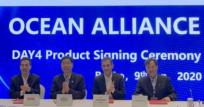 CMA CGM, COSCO, Evergreen and OOCL unveil Ocean Alliance Day 4 Product