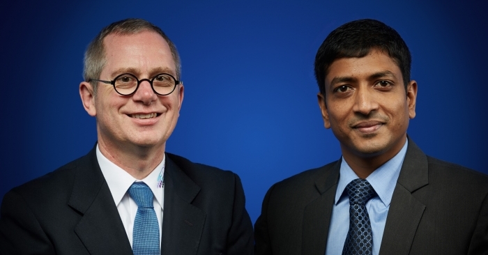 Ingo Roessler, chief commercial officer, EDIfly and Gautam Mandal, director-products, Cargoflash