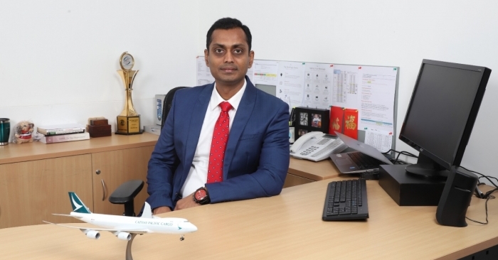 Rajesh Menon, regional head of cargo for South Asia, Middle East and Africa, Cathay Pacific Airways