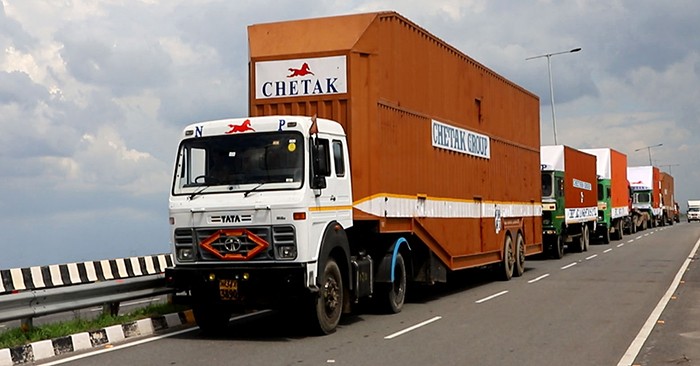 Chetak Logistics goes multimodal to move 430 Tata Xenon ambulances Chetak Logistics goes multimodal to move 430 Tata Xenon ambulances