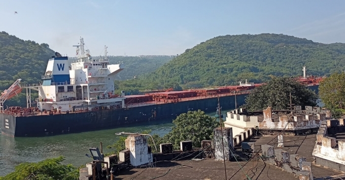 The merchant vessel W OSLO was carrying 87,529 tonnes of steam coal from Richards Bay, South Africa for Sarda Metal and Alloys, Sarda Energy Minerals for discharging at Visakhapatnam Port.