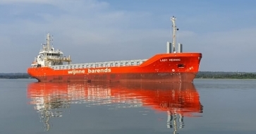 The general cargo vessel, named Lady Hedwig for Netherlands based client Wijnne & Barends is 98.2 m in length overall, 13.4 m in breadth moulded, 7.8 m in depth and has a draft of 5.6 m.