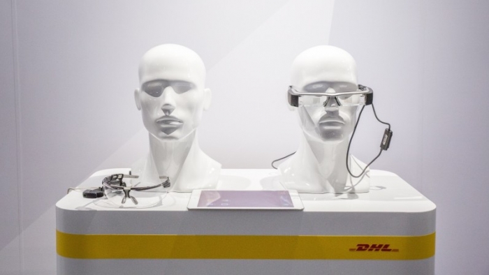 The "smart glasses" can provide visual displays of order picking instructions along with information on where items are located and where they need to be placed on a cart, freeing pickers’ hands of paper instructions and allowing them to work more efficiently and comfortably.