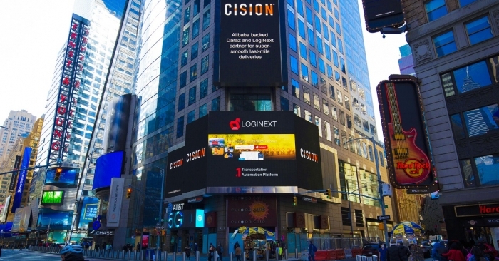 LogiNext_Daraz at TimesSquare NewYork