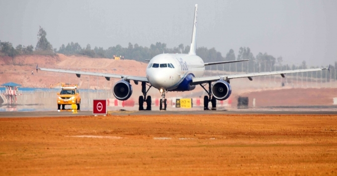 BLR Airport now enables aircraft to land or take-off simultaneously on both runways.