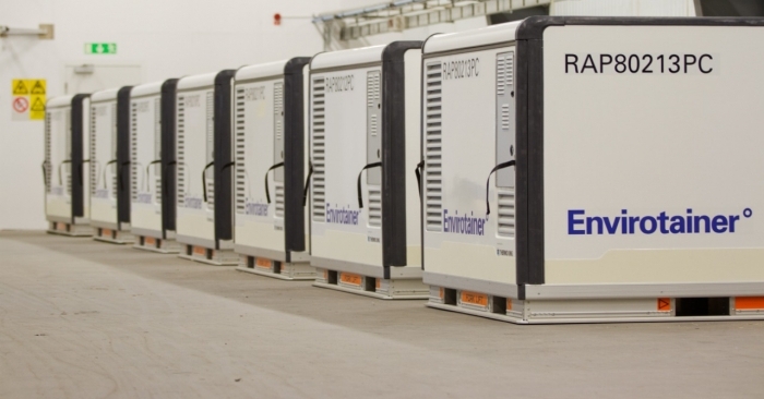 The insight report is provided for the entire e-technology fleet, the Envirotainer RKN e1 and the RAP e2 containers - active, self-regulating containers with compressor cooling and electrical heating.