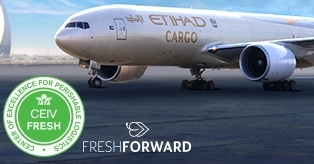 Etihad Cargo bags IATA CEIV certification for perishable logistics