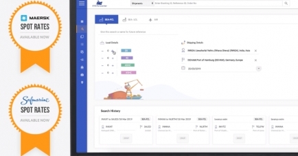 FreightBro now allows to book container space online with Maersk Spot APIs