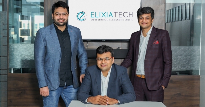 From Left to right- Mihir Ravani, CEO Elixia, Sanket Seth founder, Elixia, and Mrudand Vora CTO, Elixia