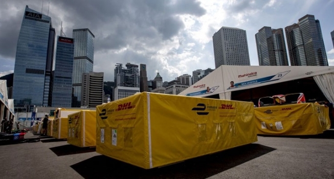 How DHL transported equipment for Formula E finale in US