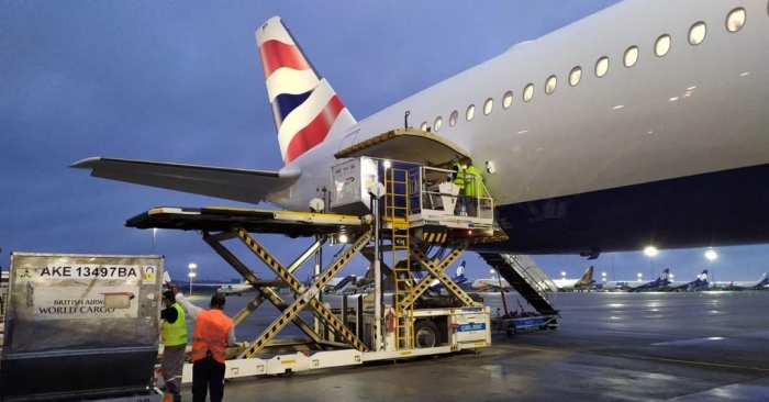 The record cargo-only flight comprised of a mix of products including perishables (baby-corn and other fresh vegetables), automotive and pharmaceuticals.