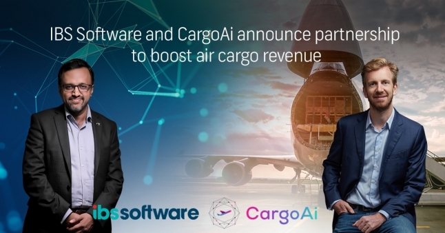 Ashok Rajan, SVP & head of cargo & logistics, IBS Software and Matthieu Petot, CEO of CargoAi