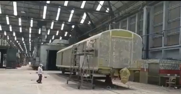 One LHB High capacity Parcel van and One Luggage cum Generator car has been turned out on April 23 and 24 respectively.